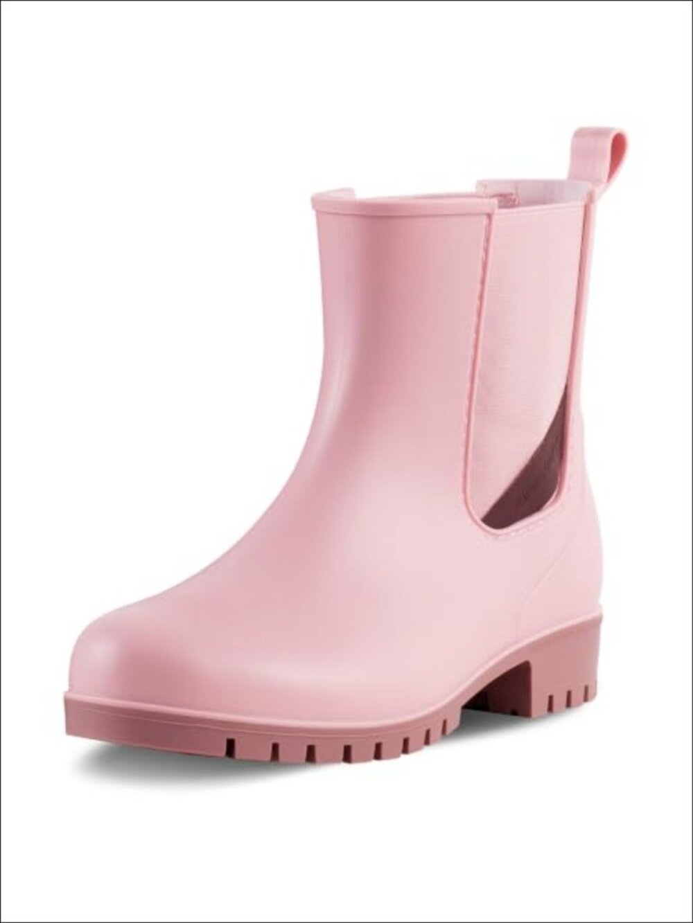 Planone Waterproof Chelsea Ankle Rain Boots Lightweight Slip-On